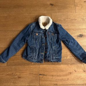 Levi’s denim Sherpa lined jacket